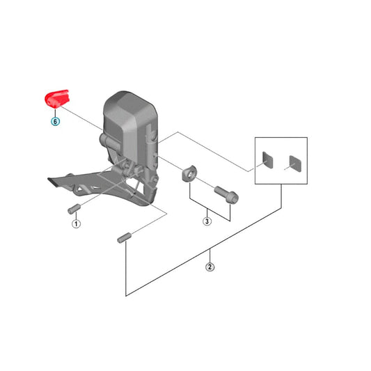 Cache Connexion pour Dérailleur Avant SHIMANO Route Di2