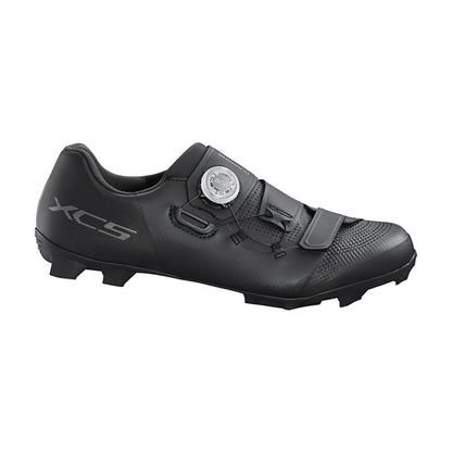 Chaussures VTT SHIMANO XC502 Noir – fond blanc, cadrage harmonisé