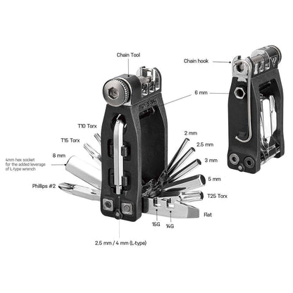 Multi-Tool TOPEAK NINJA 16+ (16 Tools)