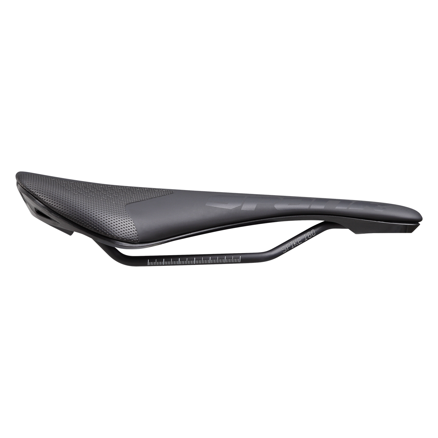 Selle SPANK SPIKE 160 Cuir Rails CrMo LTD GG Noir