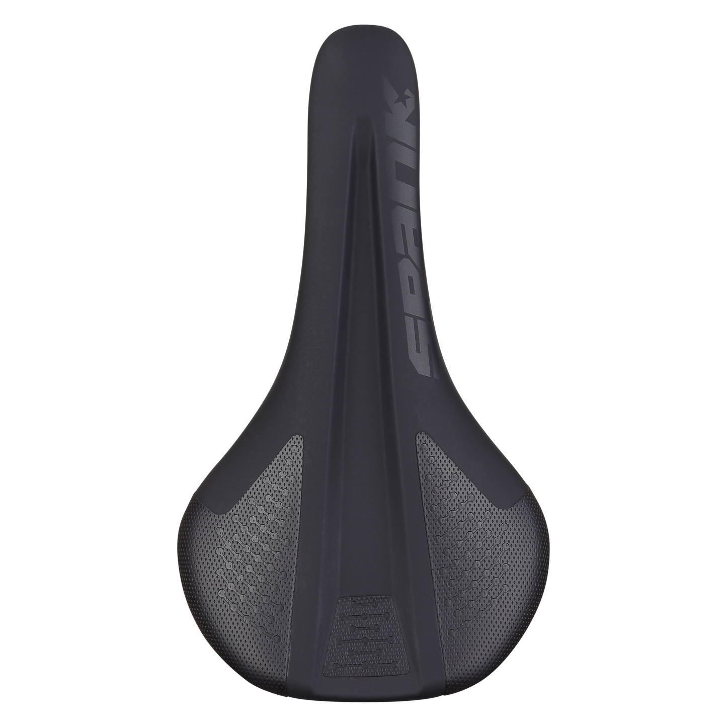 Selle SPANK SPIKE 160 Cuir Rails CrMo Gris