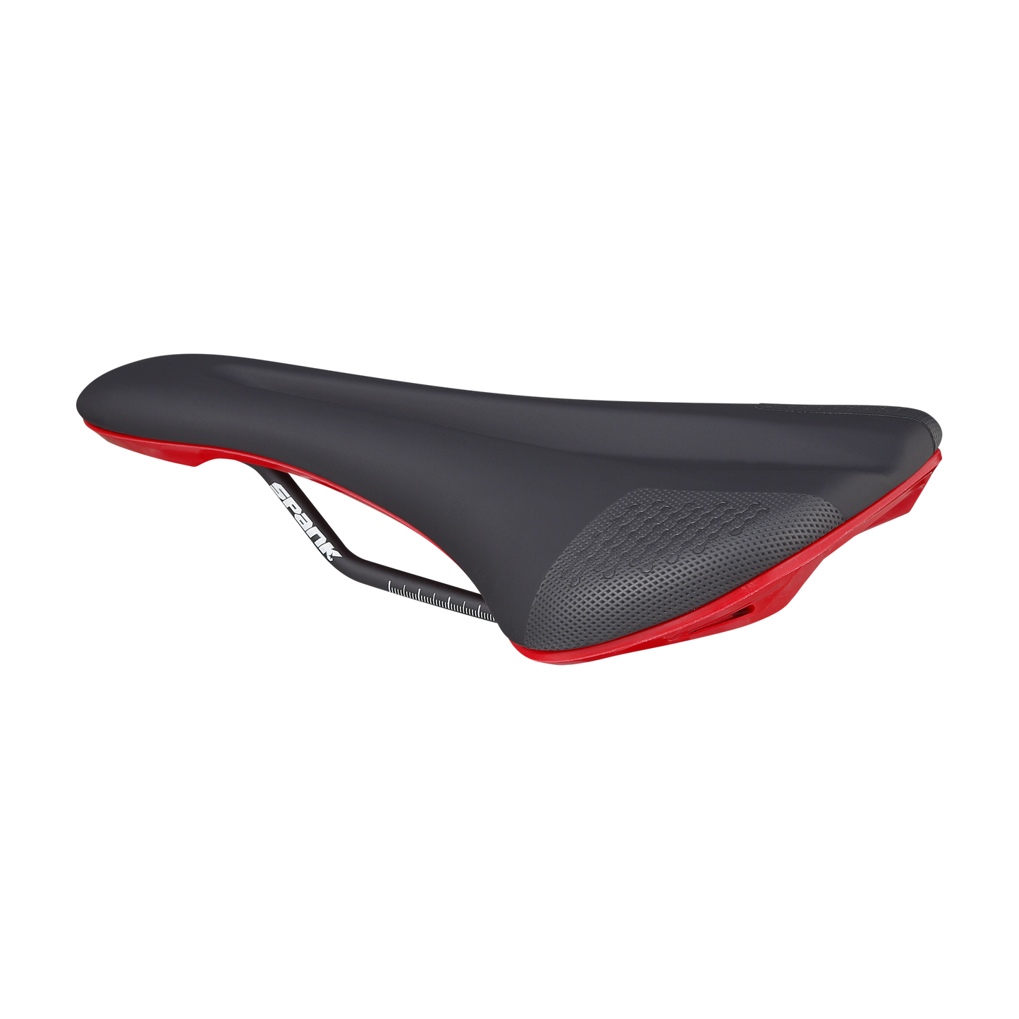 Selle SPANK OOZY 280 144mm Rails CrMo Rouge