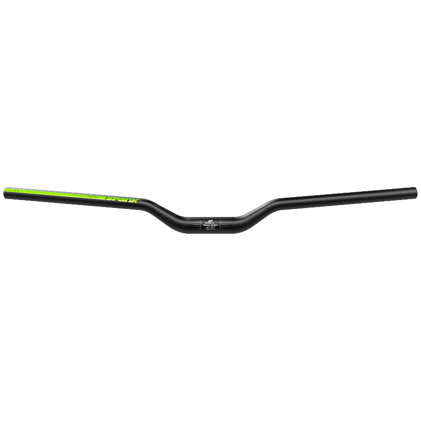 Cintre SPANK SPOON 35 Rise 40mm 800mm Noir/Vert