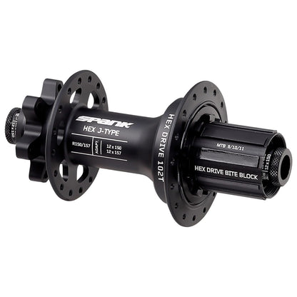 Achterwielnaaf SPANK HEX DRIVE 102T 12x150/157 mm