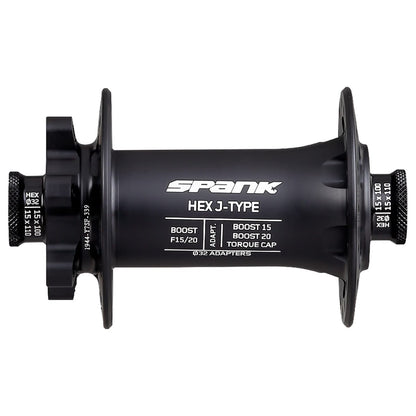 Voornaaf SPANK HEX 15/20 mm Boost Zwart