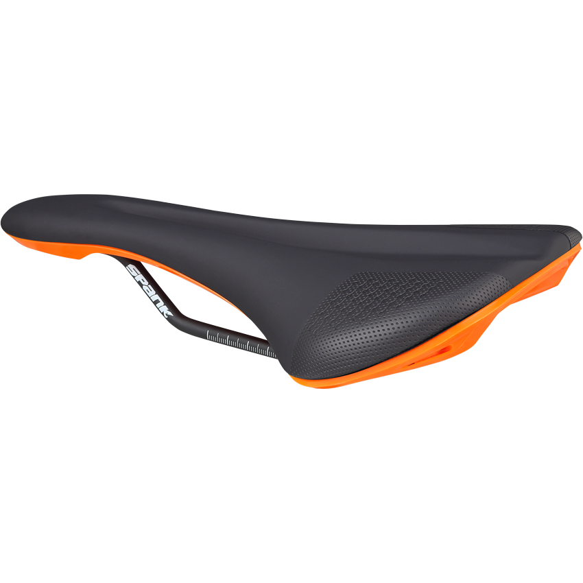 Selle SPANK OOZY 280 144mm Rails CrMo Orange