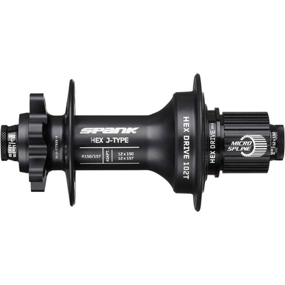 Achterwielnaaf SPANK HEX DRIVE 102T 12x150/157 mm