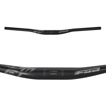 Stuur FSA COMET Aluminium Rise 15mm 35/760mm Zwart