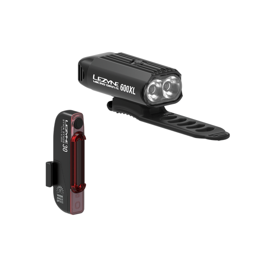 Eclairages Avant et Arrière LEZYNE MICRO DRIVE 600XL / STICK DRIVE