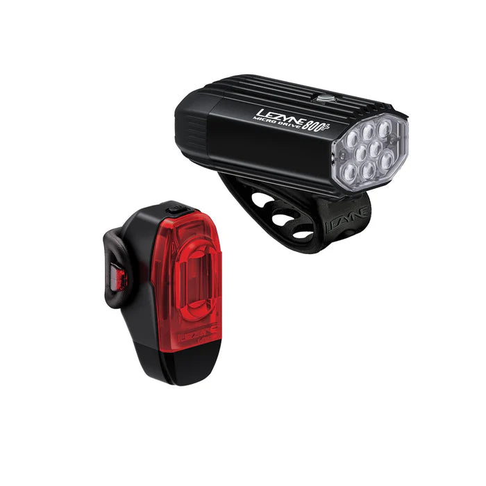 LEZYNE MICRO DRIVE 800 / KTV DRIVE+ voor- en achterlichten