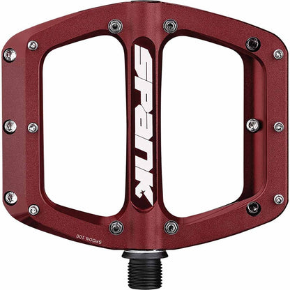 Platte Pedalen SPANK SPOON REBOOT M Rood
