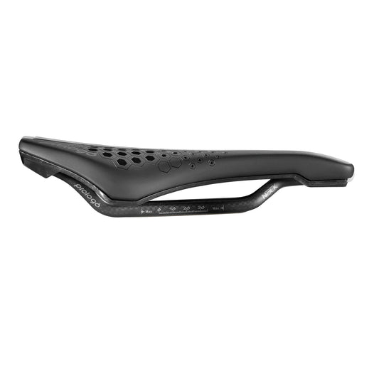 Selle PROLOGO DIMENSION TRI Largeur 143mm Rails Nack Carbone Noir