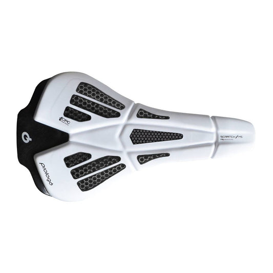 Selle PROLOGO SCRATCH M5 CPC Rails Tirox Largeur 140mm Blanc