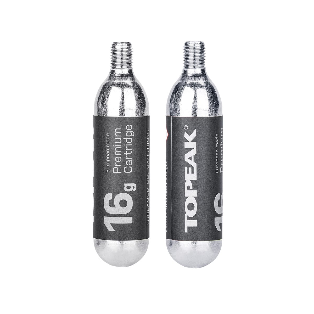 TOPEAK CO2 patronen met schroefdraad 16g (2 stuks)