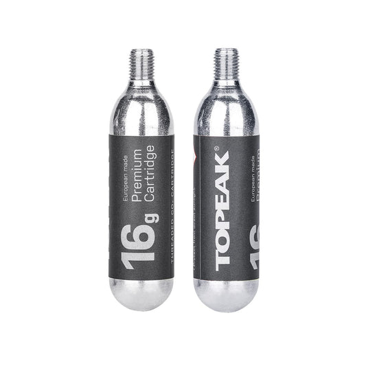 Cartouches CO2 TOPEAK Filetée 16g (2 pieces)