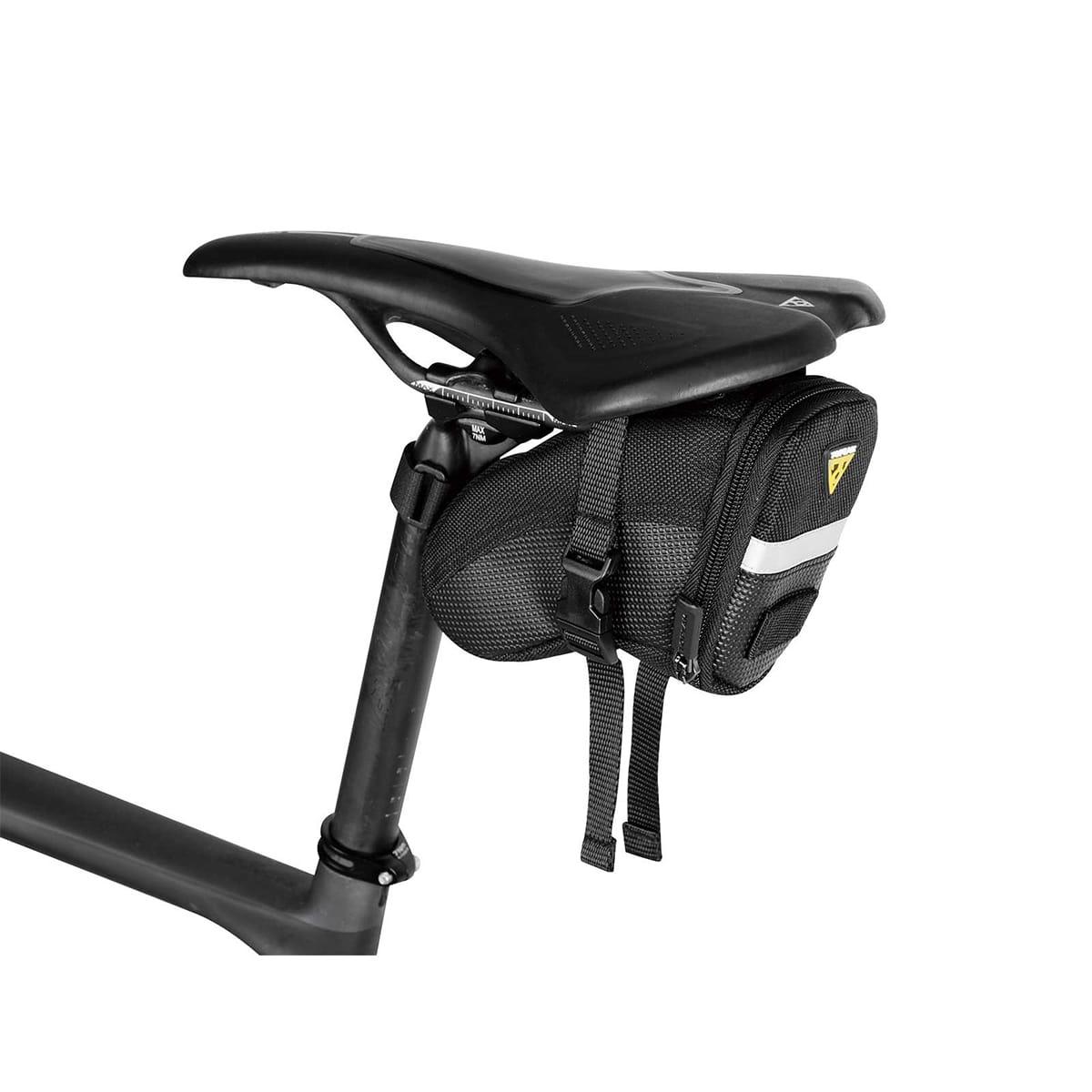 TOPEAK AERO WEDGE PACK STRAP Zadeltas - S Zwart