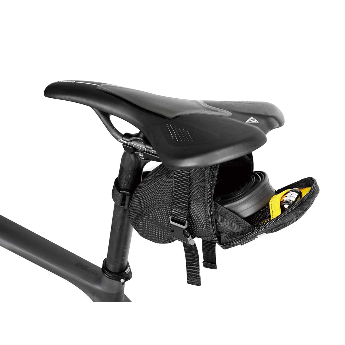 TOPEAK AERO WEDGE PACK STRAP Zadeltas - S Zwart