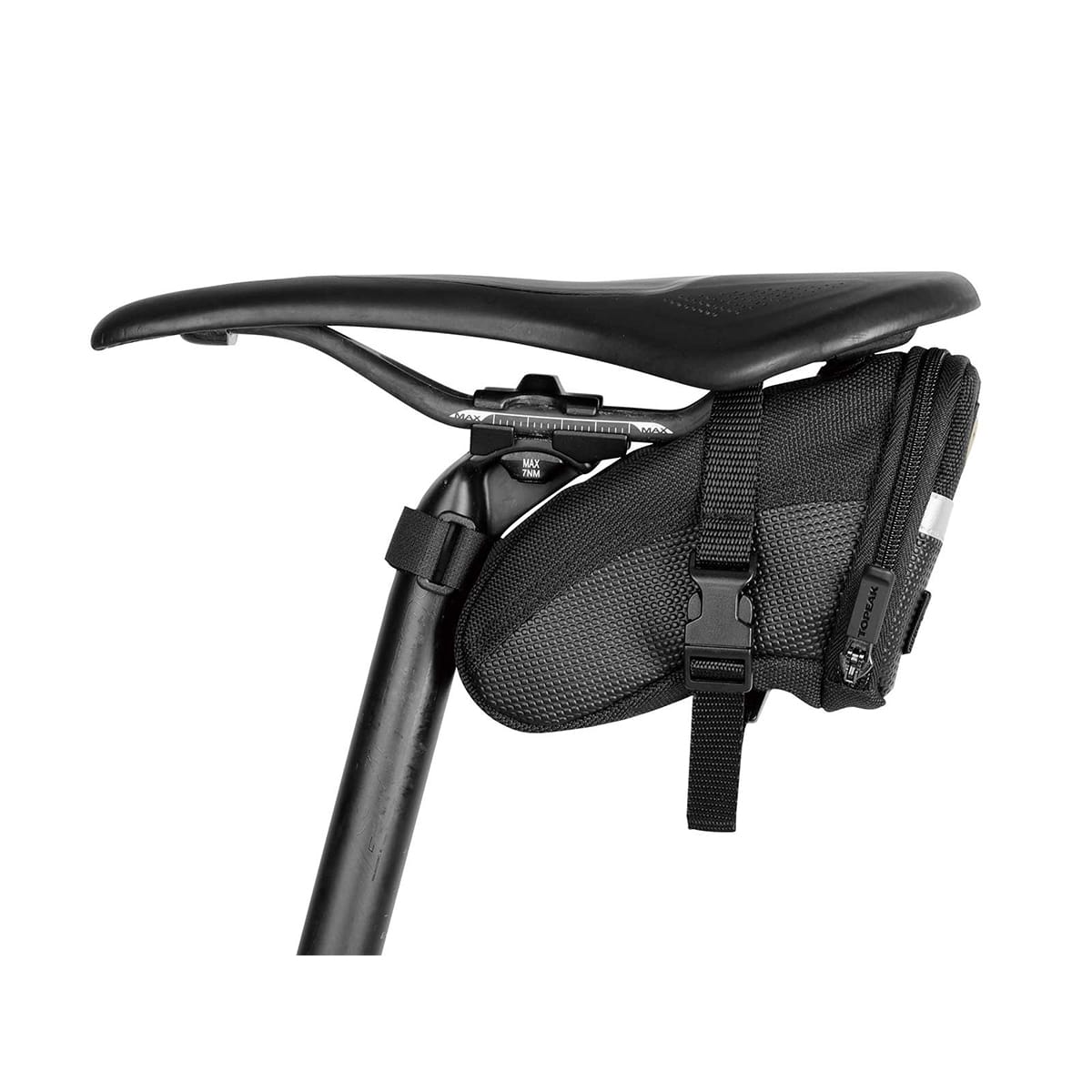 TOPEAK AERO WEDGE PACK STRAP Zadeltas - S Zwart