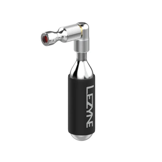 LEZYNE TRIGGER DRIVE CO2 slagpin + 16g CO2 patroon met schroefdraad (x1) Zilver