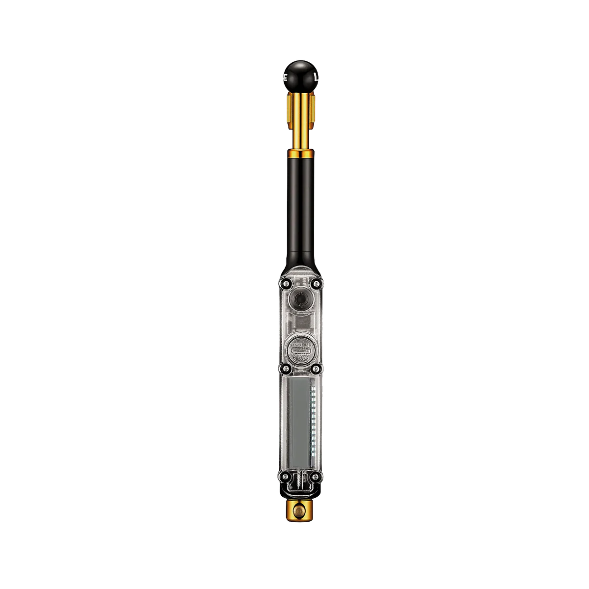 Hogedrukophangingspomp LEZYNE DIGITAL SHOCK DRIVE Zwart/Goud