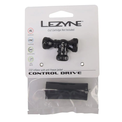 CO2-pompkop LEZYNE CONTROL DRIVE CO2 zwart