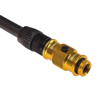 Compacte Voetpomp LEZYNE MICRO FLOOR DRIVE HP Zwart