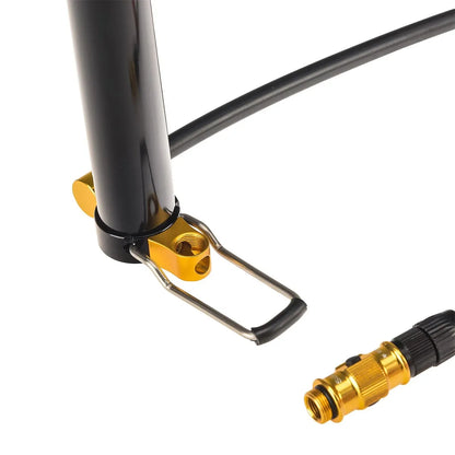 Compacte Voetpomp LEZYNE MICRO FLOOR DRIVE HP Zwart