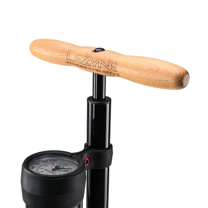 Vloerpomp LEZYNE PRESSURE OVER DRIVE Zwart