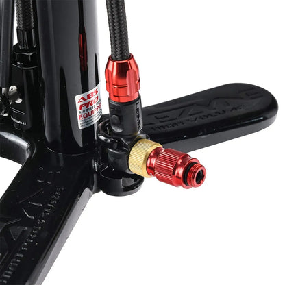Vloerpomp LEZYNE PRESSURE OVER DRIVE Zwart