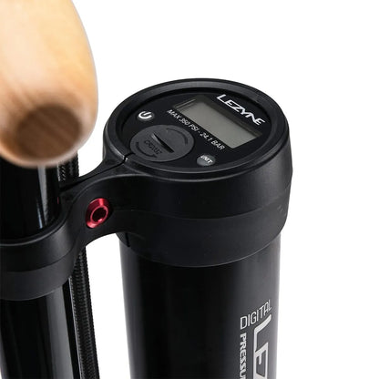 Voetpomp LEZYNE DIGITAL PRESSURE OVER DRIVE Zwart