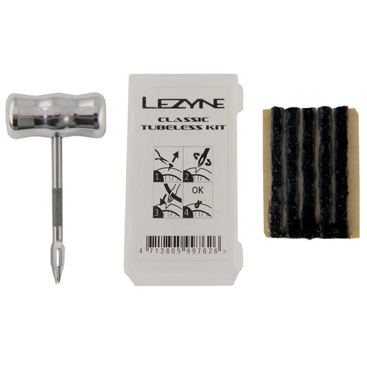 Kit de Réparation Tubeless LEZYNE CLASSIC + 5 Mèches