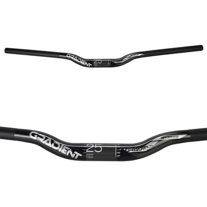 Stuur FSA GRADIENT Aluminium Rise 25mm 31,8/760mm Zwart