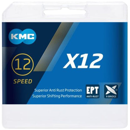 Ketting 12V KMC X12 EPT Zilver
