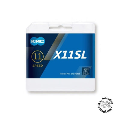Ketting 11V KMC X11SL Ti-N Goud