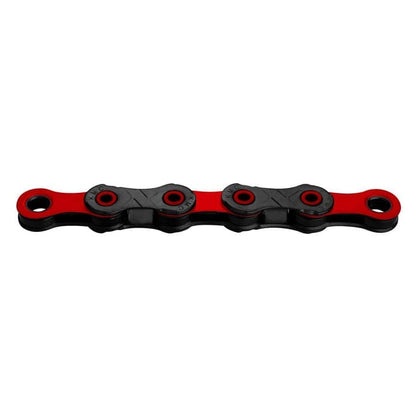 KMC DLC12 12V-ketting Zwart/Rood