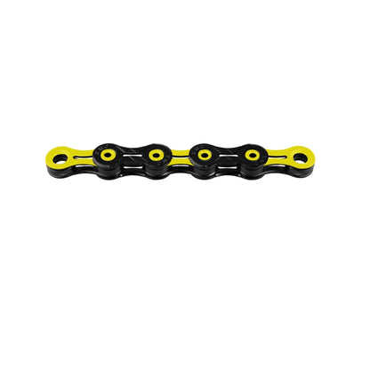 Ketting 11V KMC DLC11 Zwart/Geel