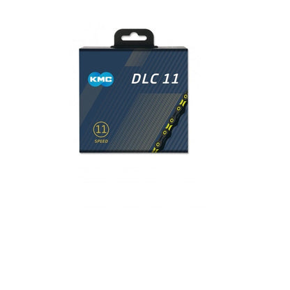 Ketting 11V KMC DLC11 Zwart/Geel