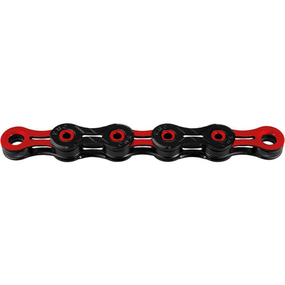 Ketting 10V KMC DLC10 Zwart/Rood