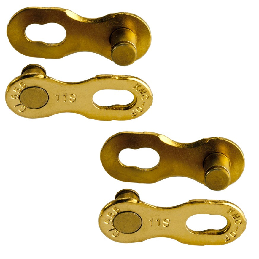 Attaches Rapides KMC 11R Ti-N Gold pour Chaînes KMC 11V (x2)