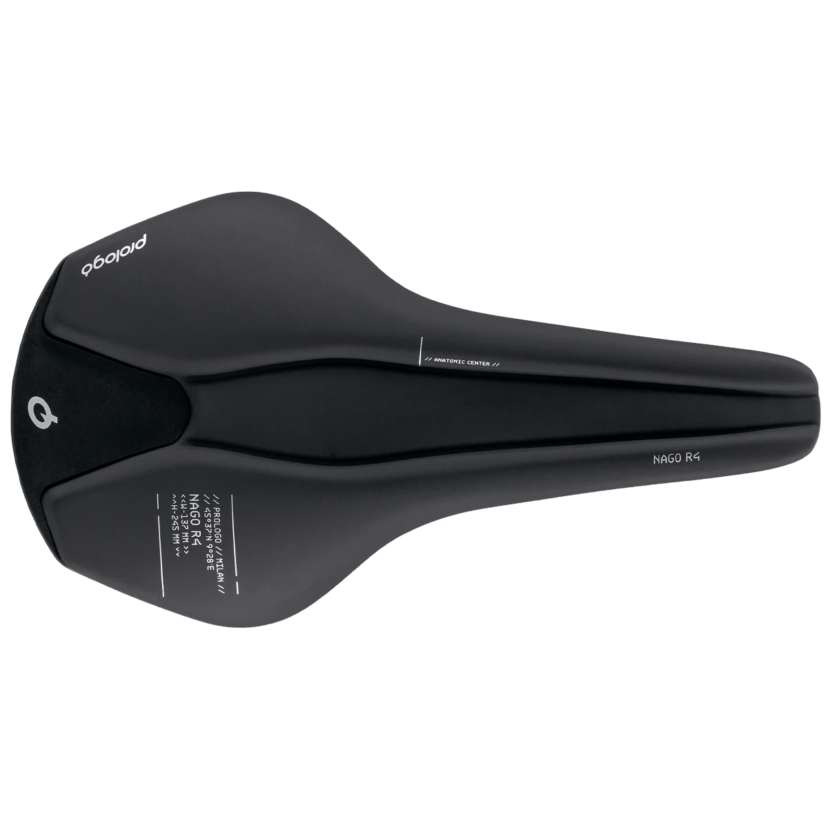 Selle PROLOGO NAGO R4 Rails Tirox largeur 147mm Noir