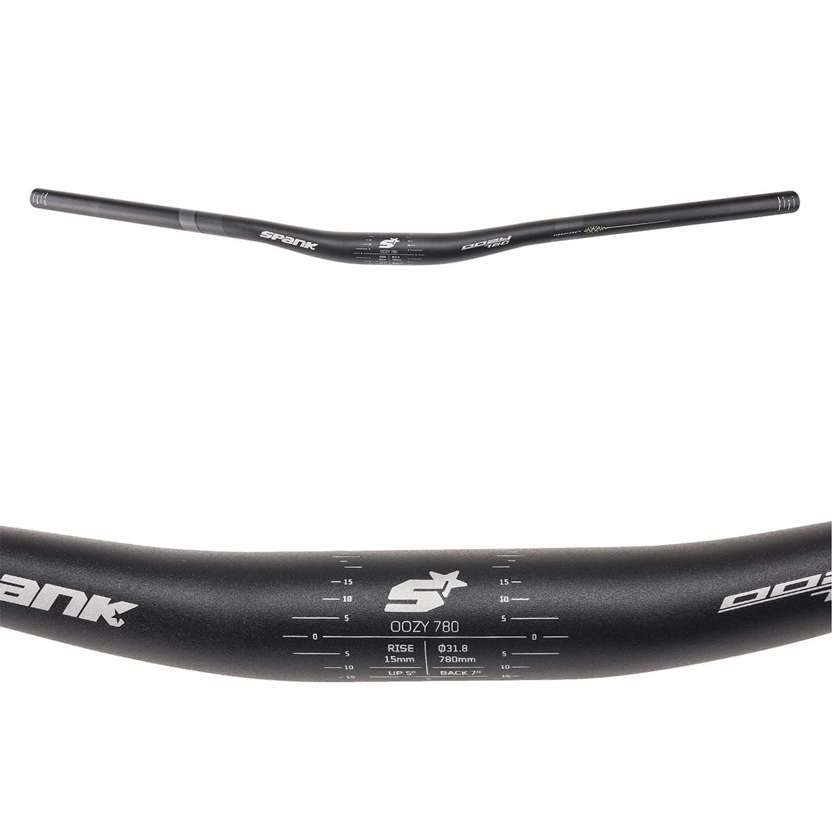 Cintre SPANK OOZY TRAIL 780 VIBROCORE Rise 15mm 780mm Noir