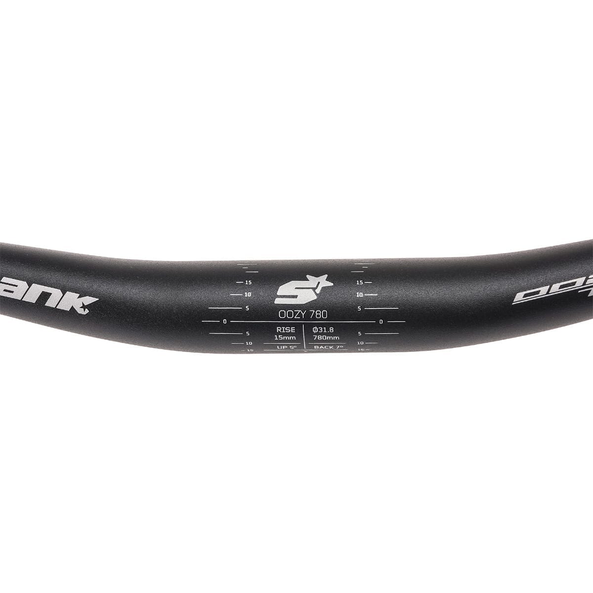 SPANK OOZY TRAIL 780 VIBROCORE Rise 15mm 780mm Zwart Hanger