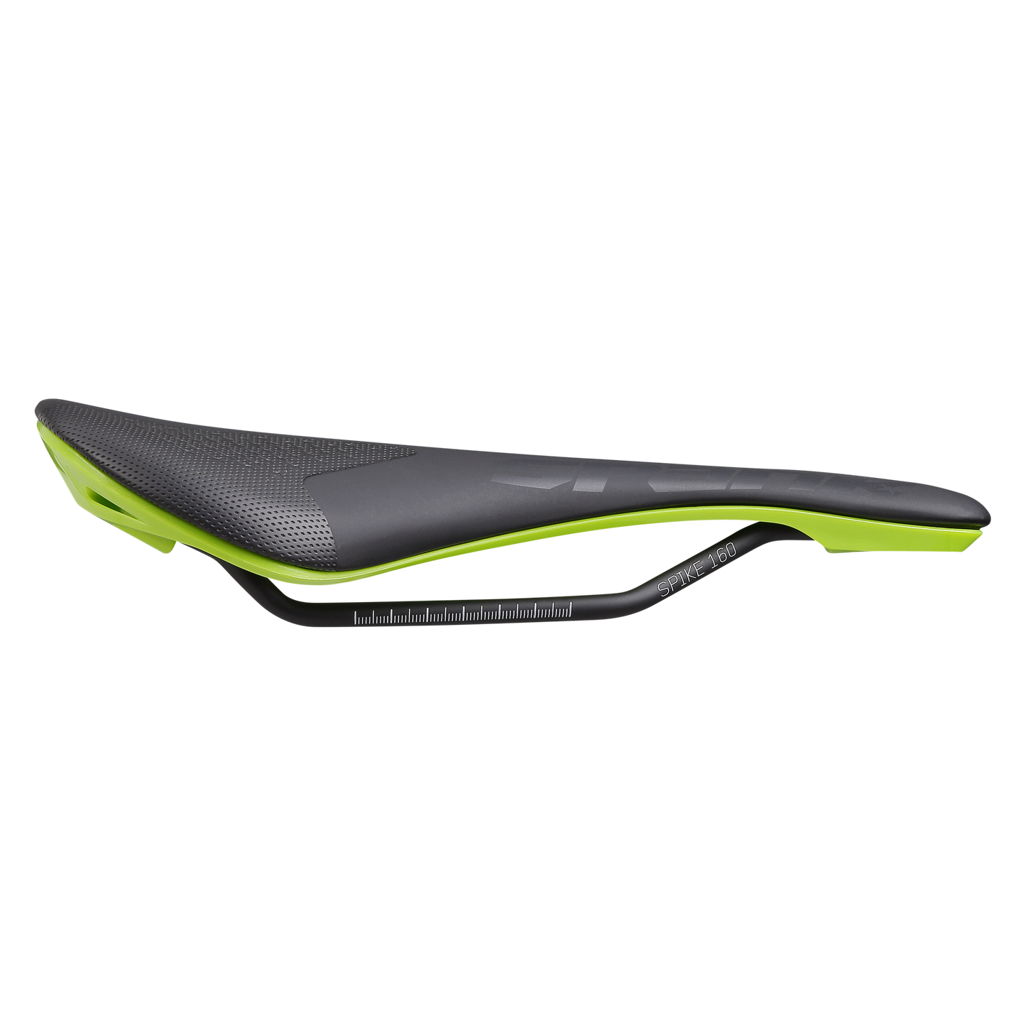 Selle SPANK SPIKE 160 Cuir Rails CrMo Vert