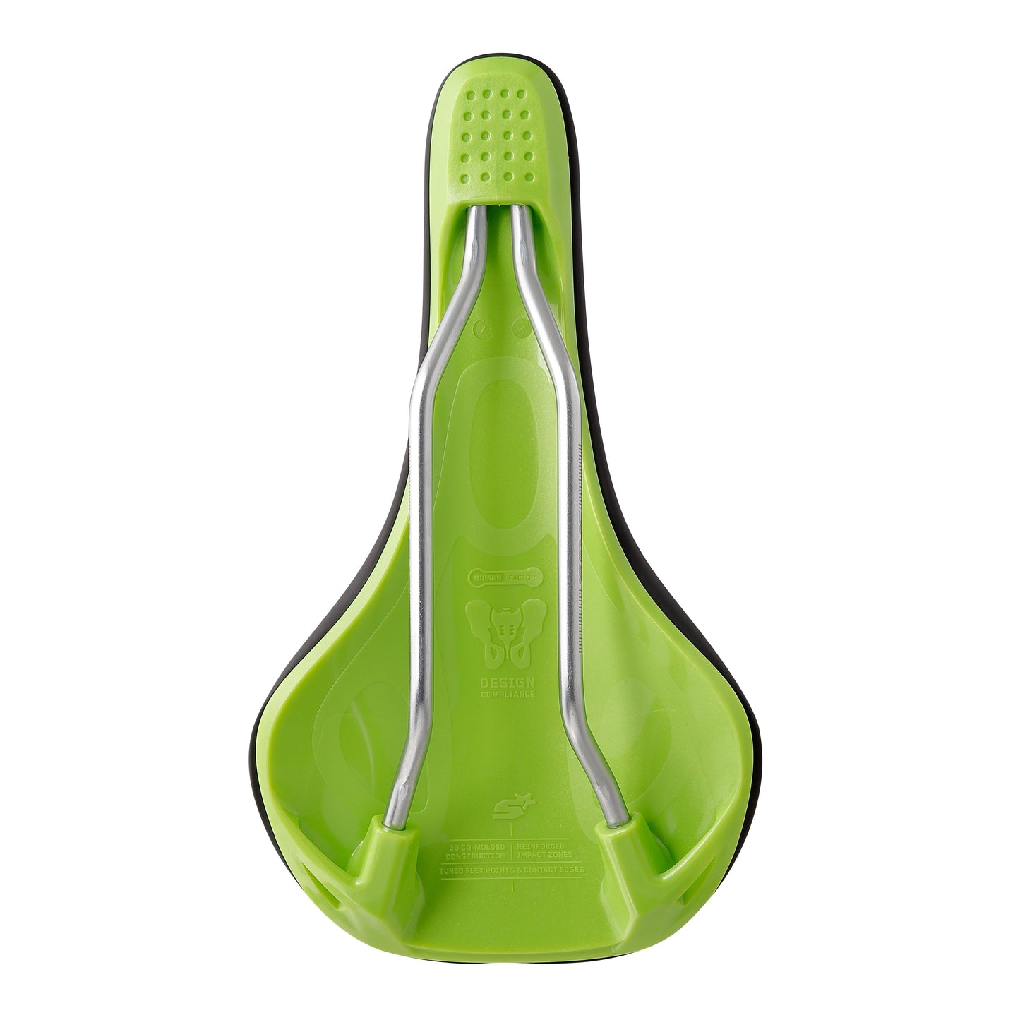 Selle SPANK OOZY 220 144mm Rails CrN/Ti Vert