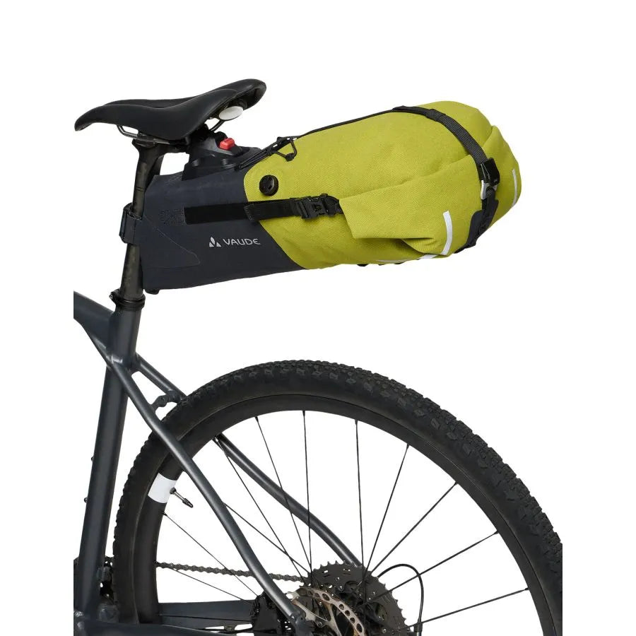 VAUDE TRAILSADDLE L 10,5 L Zadeltas Zwart/Groen