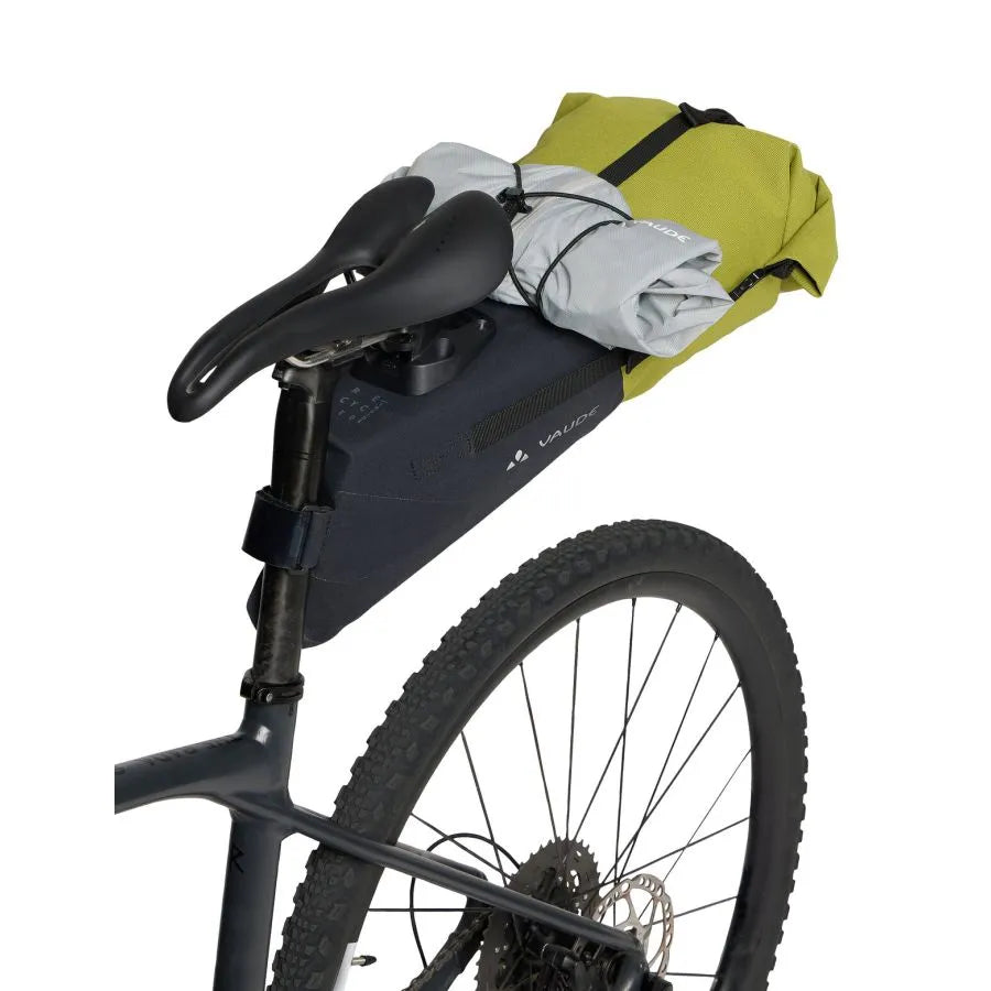 VAUDE TRAILSADDLE L 10,5 L Zadeltas Zwart/Groen
