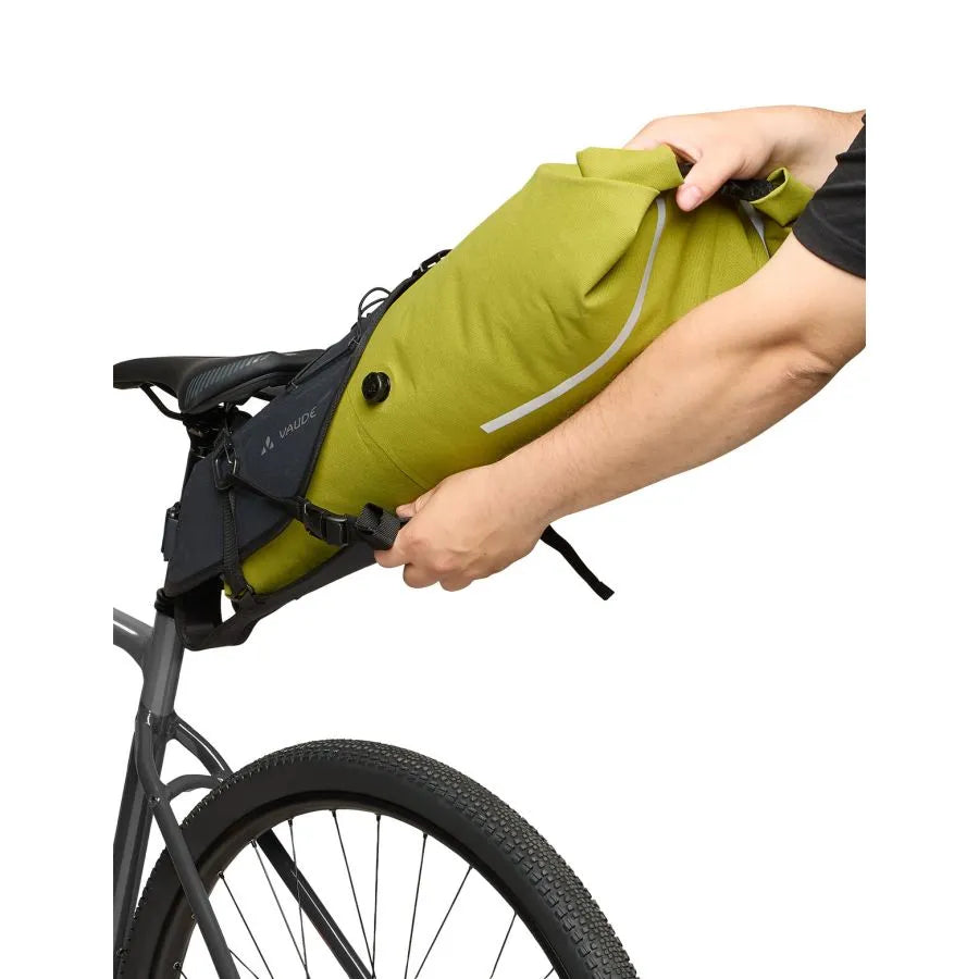 Sacoche de Selle VAUDE TRAILSADDLE CAGE 15 L Noir/Vert