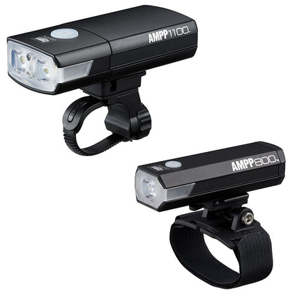 Voorverlichting CATEYE COMBO AMPP1100 en AMPP800 Helm