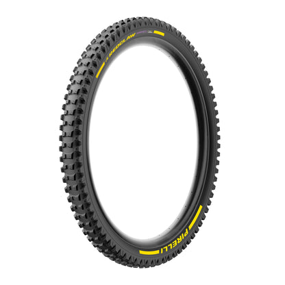 PIRELLI SCORPION RED CLAW buitenband 29x2.40 Supersoft DH+Wall Tubeless Ready vouwbaar zwart/geel Team Edition