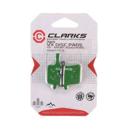 Organische Remblokken CLARKS Avid Juicy 3 / 5 / 7 / Ultimate / BB7 / Promax DSK-905